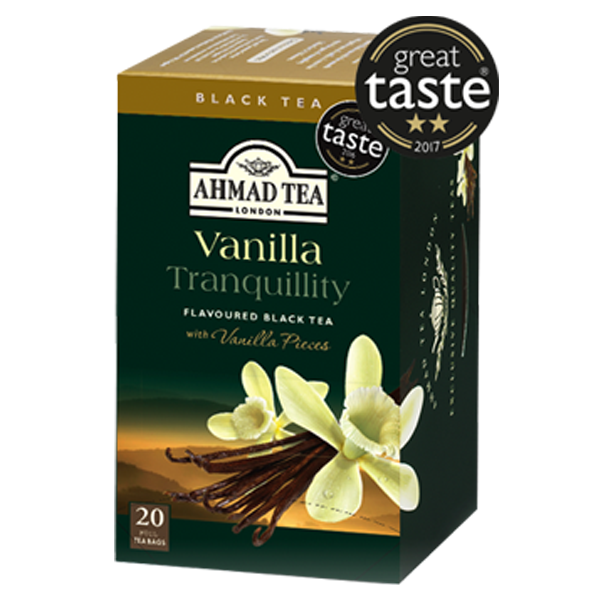 Ahmad Tea Vanilla Tranquility Black Tea 20 Teabag Sachets Room