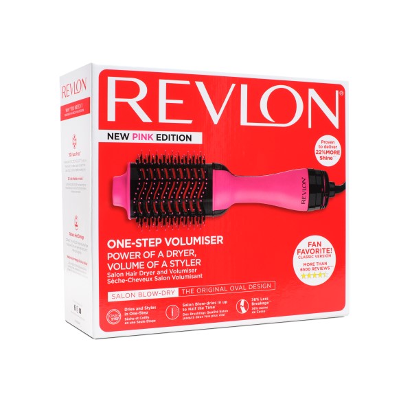 Revlon One Step Hair Dryer & Volumiser – New Pink Edition – Room Service Q8